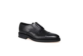 豪麟名鞋奥莱BALDININI男鞋牛皮革皮鞋DU3B120P黑色  原价4660元