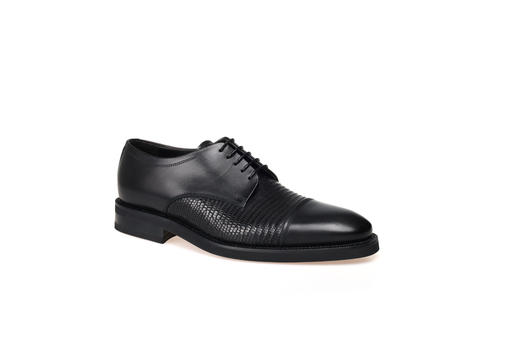 豪麟名鞋奥莱BALDININI男鞋牛皮革皮鞋DU3B120P黑色  原价4660元 商品图0