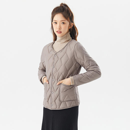 SX-8209双面轻薄保暖长袖棉内胆女款家居上衣8209双面 商品图3