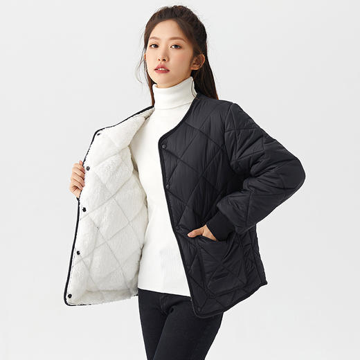 SX-2333加肥加大加厚加绒保暖长袖女款上衣2333 商品图0