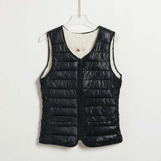 SX-2102新款女士保暖马甲加绒女款冬季马甲拉链长毛马甲2102款 商品图6