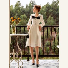 欧芮儿小香风连衣裙女春季2022年新款收腰显瘦法式气质高级感裙子