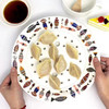 【10.9元/个】兴恒峰9800圆形大号沥水饺子盘（样子随机）（1111781） 商品缩略图0