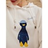 欧芮儿连帽卫衣女春季2022年新款重工企鹅刺绣休闲减龄百搭上衣 商品缩略图1