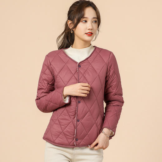 SX-8230加绒加厚一体绒袖子带毛女款长袖保暖加绒内胆女8230 商品图3