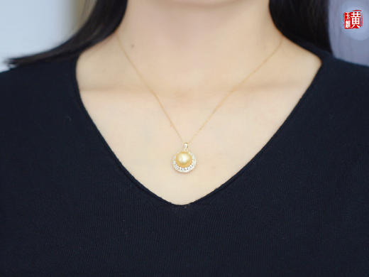 [ 雪精灵 ] 南洋金珍珠吊坠 商品图3