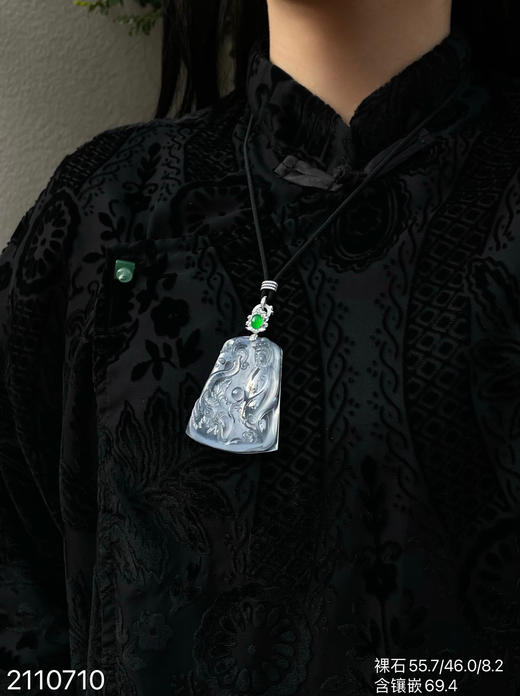 玻璃普贤菩萨吊坠【2110710】具体价格微信咨询 商品图4