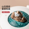陶瓷快客杯一壶三杯旅行功夫茶具便携包茶壶套装户外泡茶小 沧海快客杯 商品缩略图3