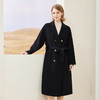 MH9J5斯尔丽瑟俪2022年冬上新商场同款复古双排扣简约过膝长款大衣外套 商品缩略图0