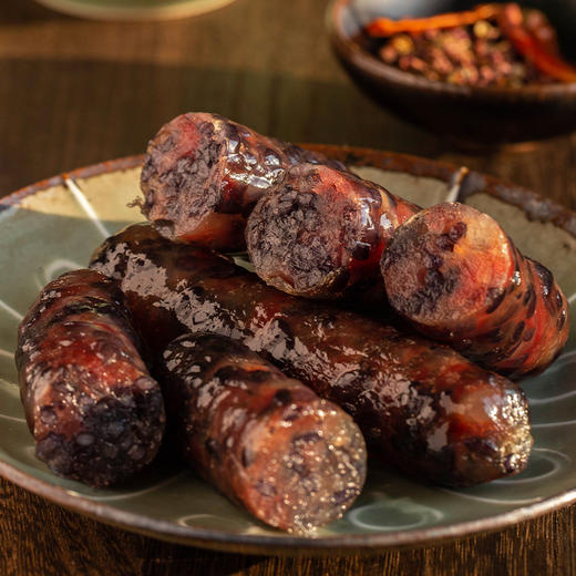金华乌饭香肠  · 原味/香辣味 咸鲜风味 柴火烘烤 油润不腻 百搭食材（金华发货） 商品图2