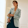 欧芮儿莫兰迪西装外套女春季2022年新款宽松显瘦时尚宽松休闲上衣 商品缩略图0