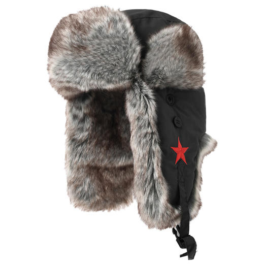 卡蒙防水防寒钓鱼登山帽 男毛绒护耳雷锋帽冬季滑雪棉帽飞行员潮 商品图1