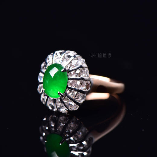 【耀世】精美满绿戒-JZ1227010 商品图1