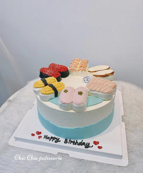 寿司蛋糕 | 昔果