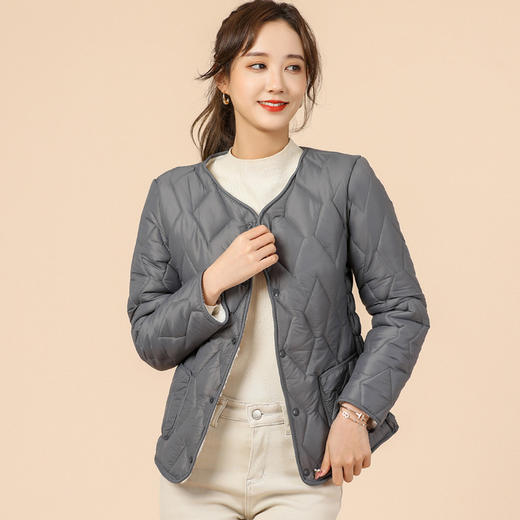 SX-8209双面轻薄保暖长袖棉内胆女款家居上衣8209双面 商品图4