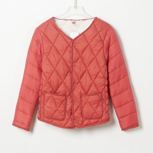 SX-8208保暖加绒加厚一体绒内胆袖子带毛拼袖长袖女款8208 商品图6