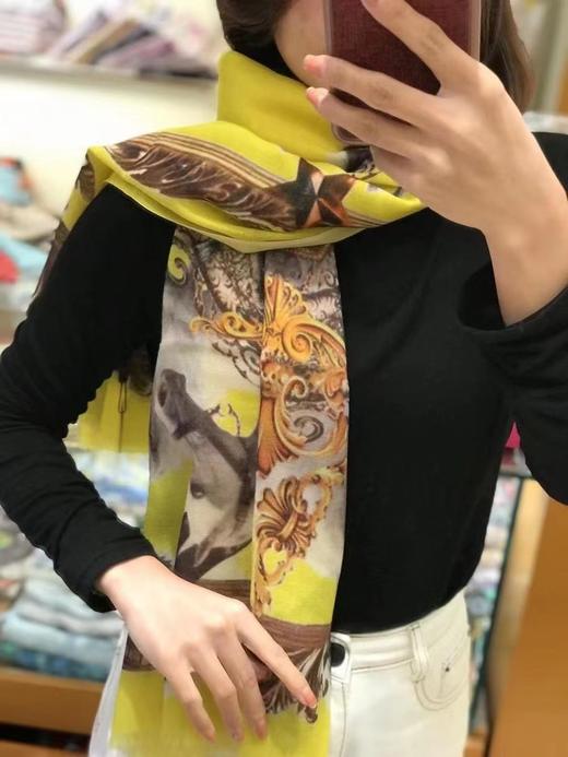 优品堂【花好月圆】纯羊毛长巾 商品图7