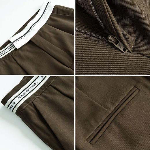 欧芮儿西装休闲裤女春季2022年新款高腰显瘦时尚气质设计感阔腿裤 商品图8