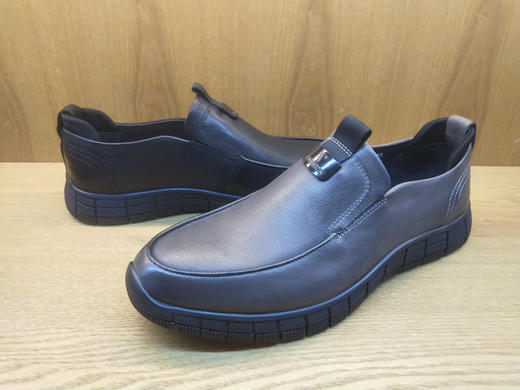 豪行秋款10359951一脚蹬休闲布洛克英伦皮鞋潮流韩版男士百搭板鞋 专柜正品 商品图6