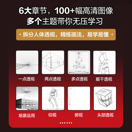 理解人体结构 透视原理 人体结构绘画教学理解人体形态素描速写教程透视技法解剖动态自学游戏动漫人体结构手绘临摹练习 商品图1
