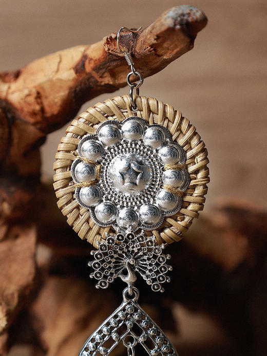 洱云编织苗银耳环| 手工制作 | 现货  商品图2