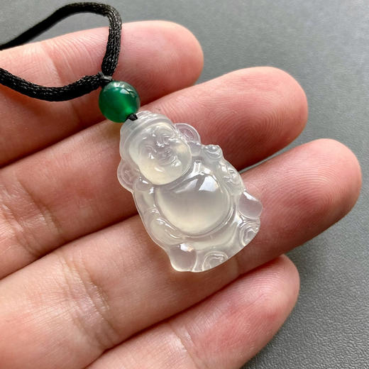 冰种翡翠精雕财神爷 商品图6