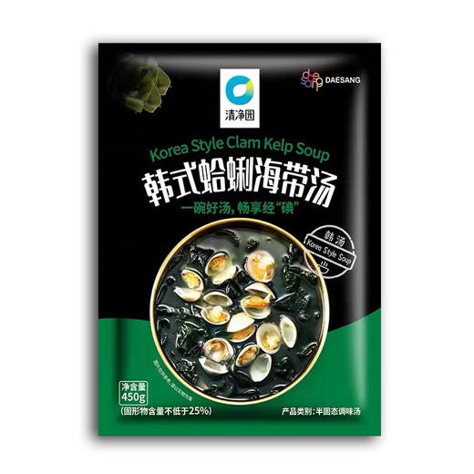 清净园 韩式蛤蜊海带汤450g中国产  商品图0