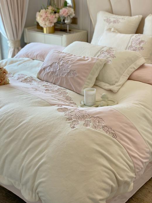 南通家居床上四件套秋冬新品高克重 230g全消光牛奶绒 商品图4