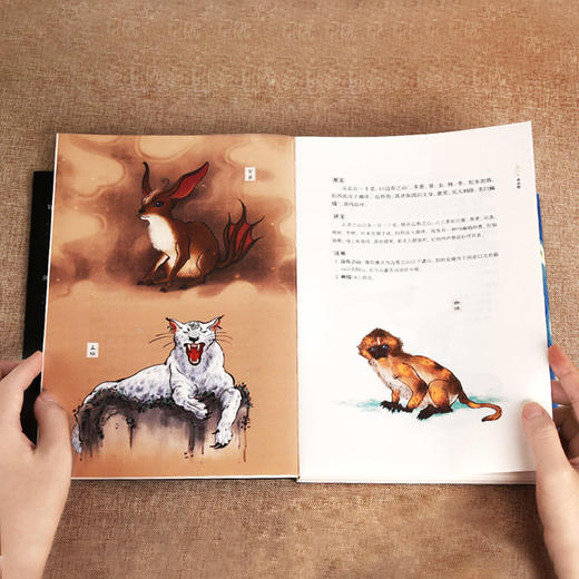 岳麓书社《山海经》（全彩图本），三百幅彩色手绘插图，畅游奇幻瑰丽的山海世界，领略神秘经典的无穷魅力 商品图3