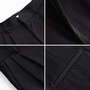 欧芮儿黑色休闲裤女春季2022新款高腰显瘦垂感直筒拖地阔腿裤 商品缩略图8