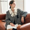 OLrain欧芮儿法式千鸟格短外套女深秋2022年新款小香风粗花呢上衣 商品缩略图4
