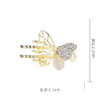 LBE-dz587蝴蝶发夹女感猫眼石水钻刘海侧边夹小号抓夹发卡头饰 商品缩略图2