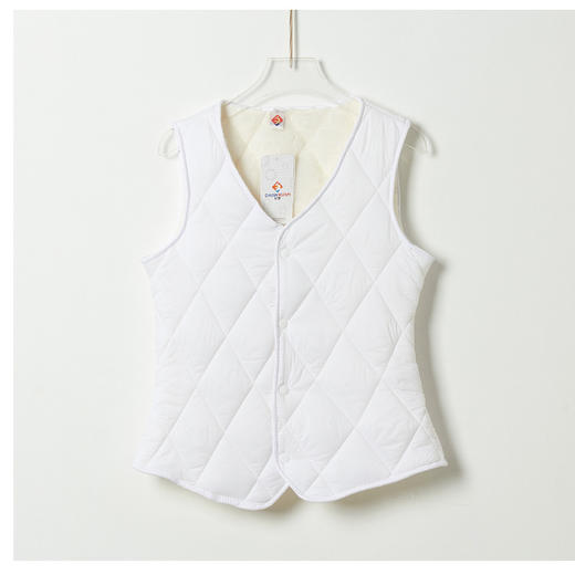 SX-8021秋冬短款加绒马甲内胆保暖家居舒适简约女款马甲8021 商品图4