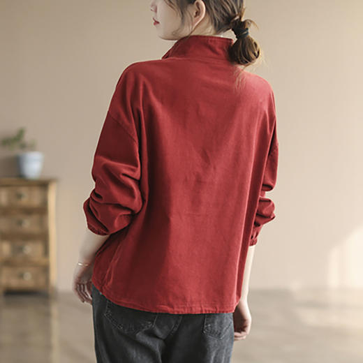 裁缝学苑AX15新款立领上衣卫衣纸样 女装灯芯绒套头衣服样板服装 商品图1