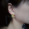 龢盒原创 清荷晨露 满钻耳钉 商品缩略图3