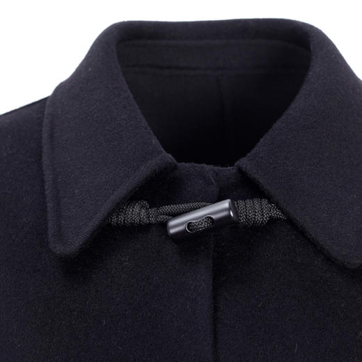 MH9L7斯尔丽瑟俪2022年冬上新商场同款女神范挺括廓形精致牛角扣大衣 商品图4