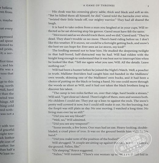 【中商原版】权力的游戏20周年纪念铁粉珍藏宝盒 内含TSHIRT尺码为XXL GAME OF THRONES  BOX SET 英文原版 George R R Martin 商品图8