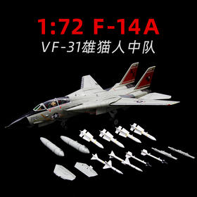 特尔博1:72F14熊猫人合金飞机模型 V-31熊猫人中队收藏战斗机摆件