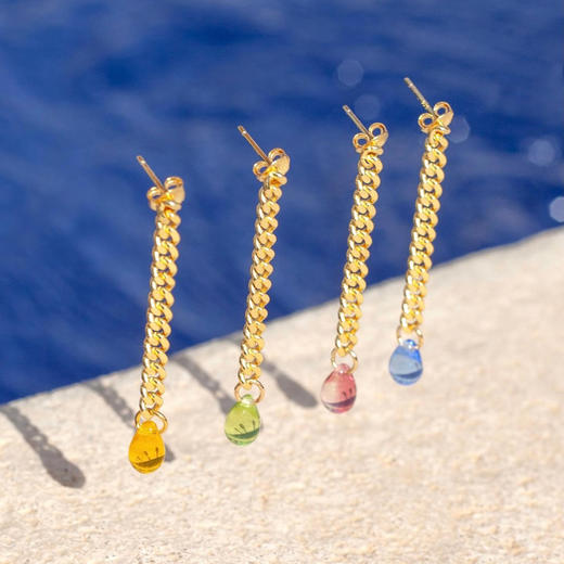 订购6周到｜Annele-Happy Tears-粉红色泪滴 耳环［芬兰设计师］ 商品图4