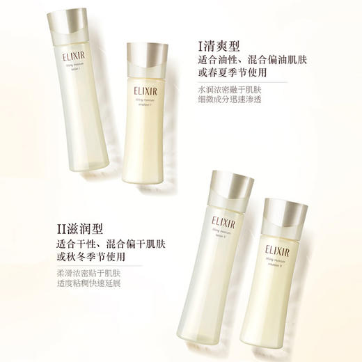 ELIXIR /elixir 怡丽丝尔水乳  优悦活颜弹润 水乳套装 补水保湿爽肤水 乳液资生堂 商品图2
