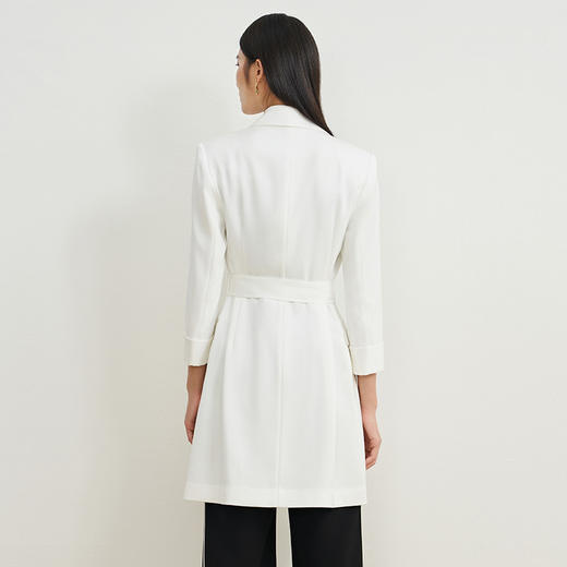 EITIE爱特爱秋季新款时尚洋气大气通勤百搭显瘦风衣外套女长6704403 商品图9