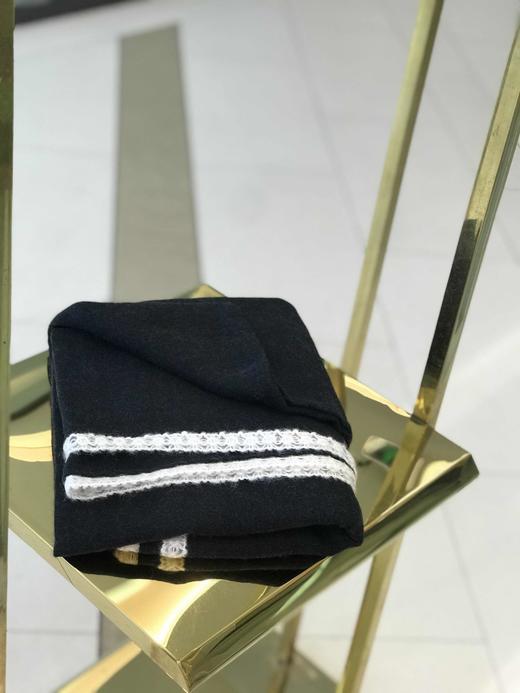 优品堂【唯美世界】羊毛勾边长巾 商品图8