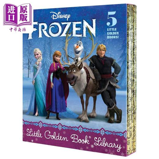 【中商原版】Frozen Little Golden Book Library 小金书故事集：冰雪奇缘 英文原版 儿童绘本 迪士尼系列 2-5岁 商品图0