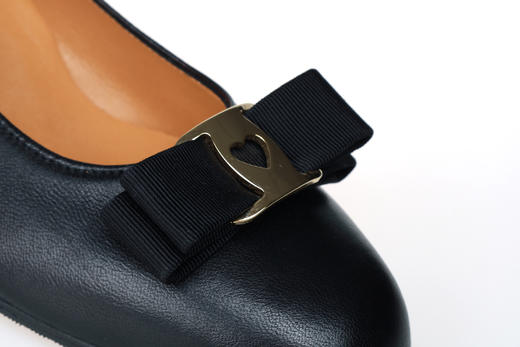 豪麟名鞋奥莱迪嘉女鞋皮鞋羊皮革V200.80P黑色  原价3660元 商品图2