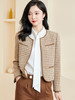 米思阳2024春季新款时尚气质休闲直筒开衫小香风长袖短外套3534 商品缩略图1