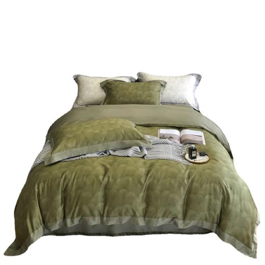 80支埃及长绒棉纯色床上用品复古轻奢四件套纯棉全棉被套床单 商品图4