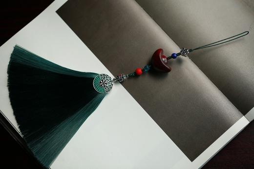 GJXJ0274°千金运紫檀元宝挂件 商品图0