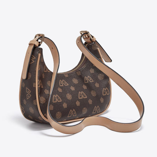 Safiya/索菲娅2022新款印花腋下包单肩包包女式斜挎包手提女包 SF9111006Y 商品图8