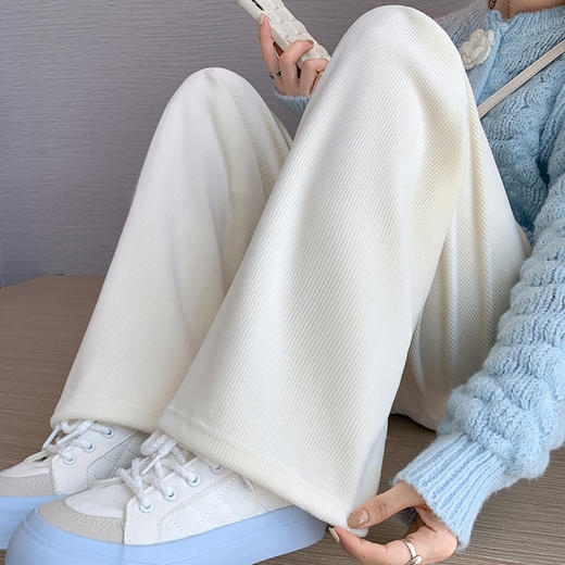 显高显瘦！金丝绒阔腿裤 商品图0