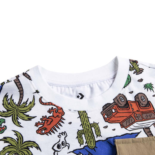 CONVERSE 秋 大童 小童 婴童 短袖T恤 CNVB-TE-D211 商品图2